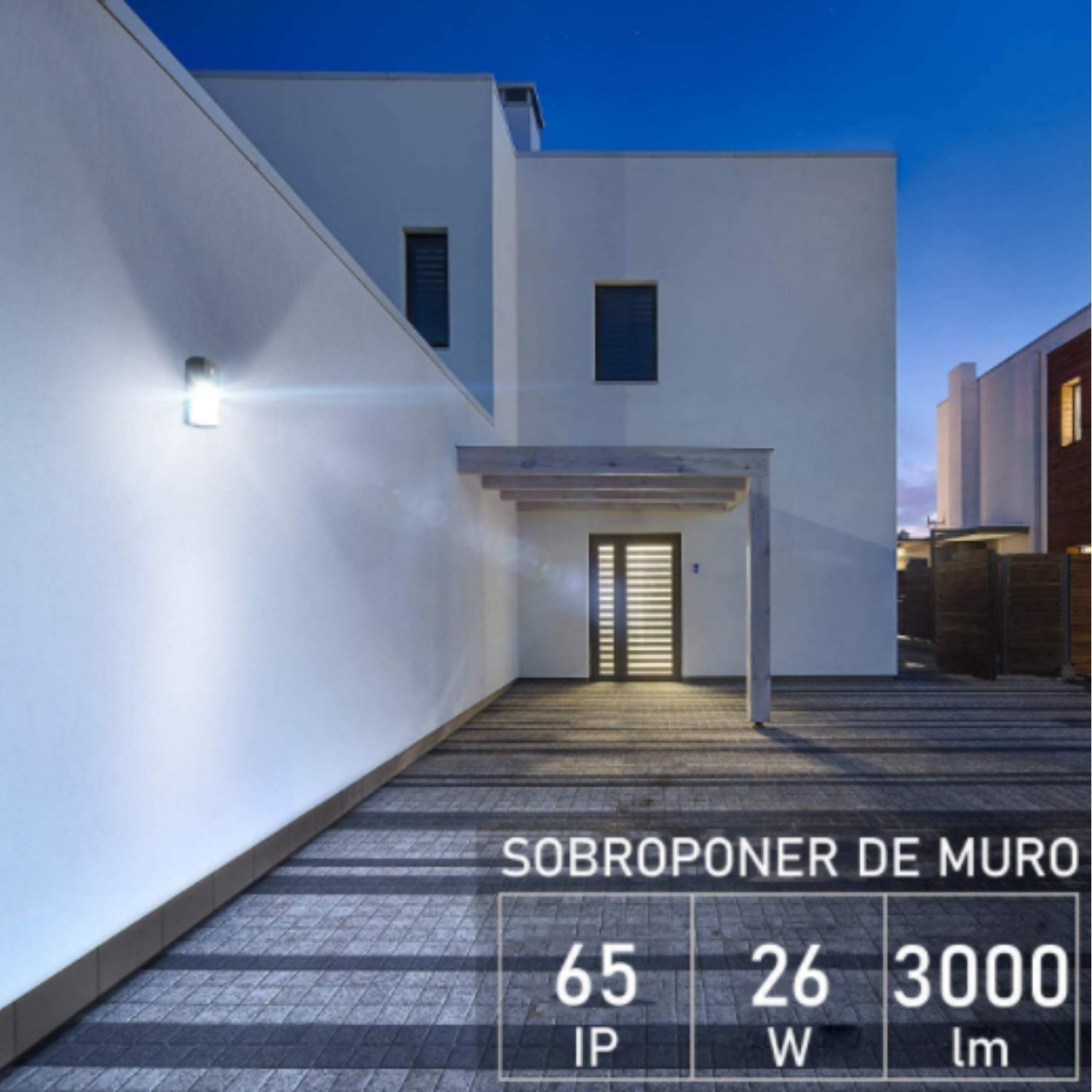 Arbotante Industrial Cosmo 26W - Wattko